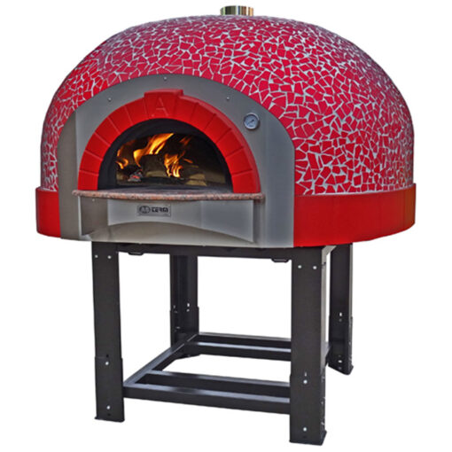 120 cm diametro forno pizza a cupola piastrelle D120K - immagine 3