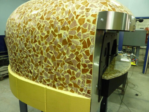 120 cm diametro forno pizza doppia bocca D120VK - immagine 2