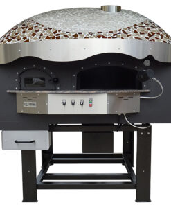 120 cm diametro forno piano rotante DR120K cupola mosaico