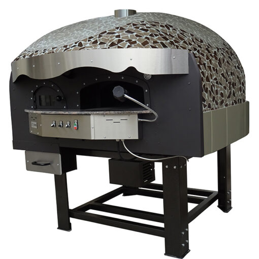 120 cm diametro forno piano rotante DR120K cupola mosaico - immagine 6