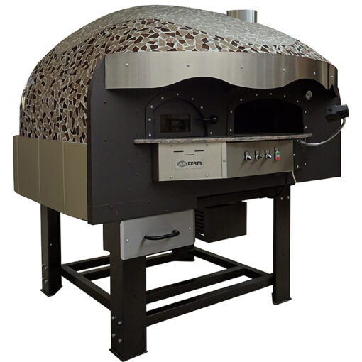 120 cm diametro forno piano rotante DR120K cupola mosaico - immagine 7