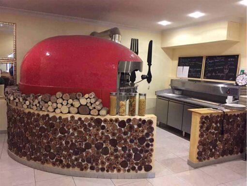 120 cm diametro forno piano rotante DR120K cupola siliconica - immagine 5