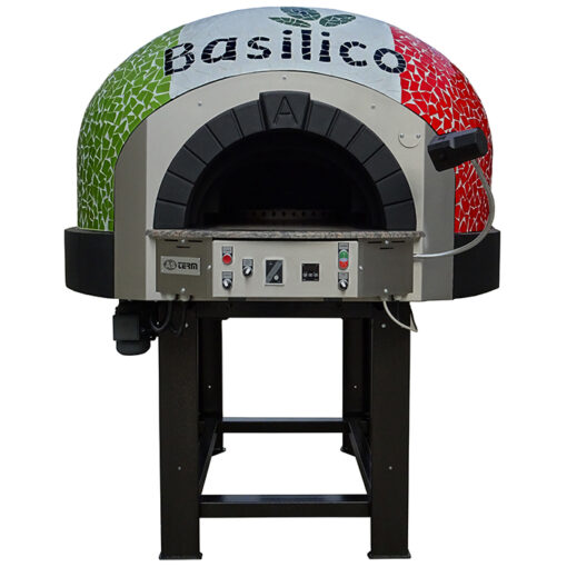 120 cm diametro forno pizza a gas piano fisso cupola mosaico G120K - immagine 12