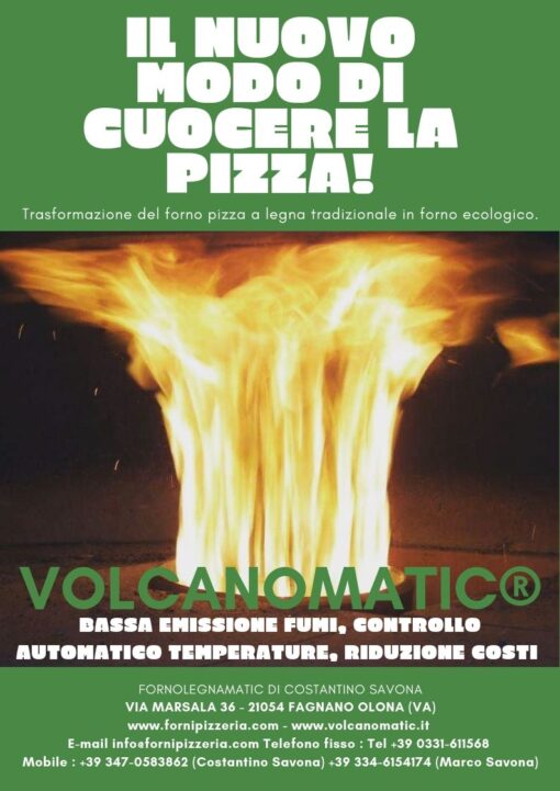 Volcanomatic Bruciatore a pellet per Forni pizza a pellet Professionali - immagine 2