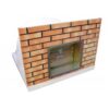 100x100 Forno pizza a legna "Wall"