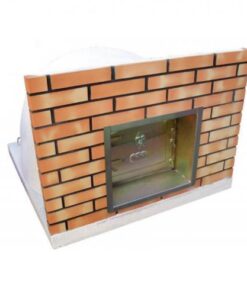080x80 Forno pizza a legna "Wall"