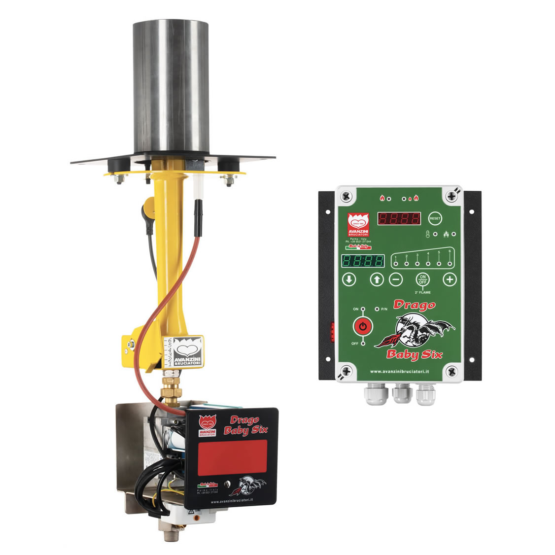 Bruciatore a gas per forno pizza